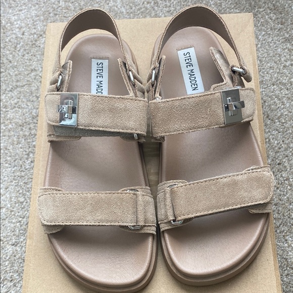 Steve Madden Shoes - Steve Madden Tan Mona Sandals